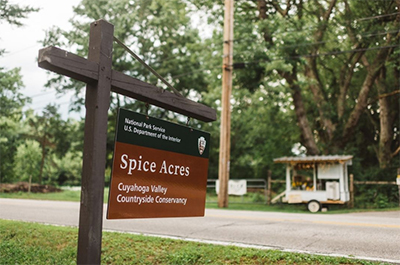 Spice Acres sign